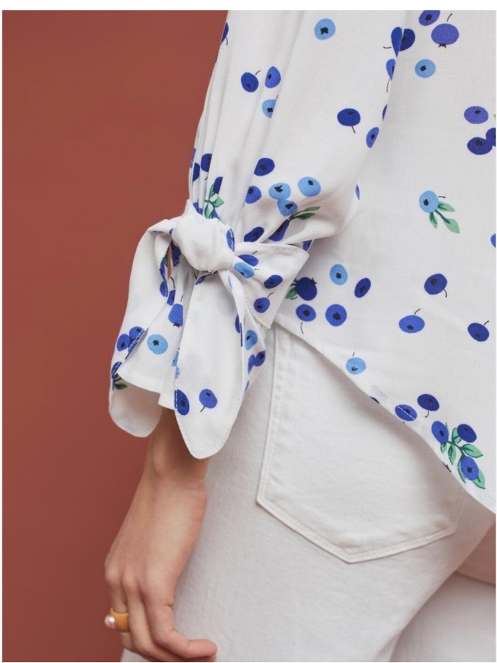 Maeve Blithe Button-Down Blouse - Picture 4 of 9